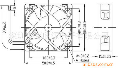 DC5015水族家電醫(yī)療器械用直流散熱風扇 專業(yè)冷卻解決方案